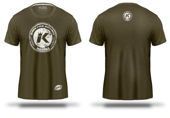 King Pro Boxing キングプロボクシング Tシャツ KPB ロゴ オリーブ　